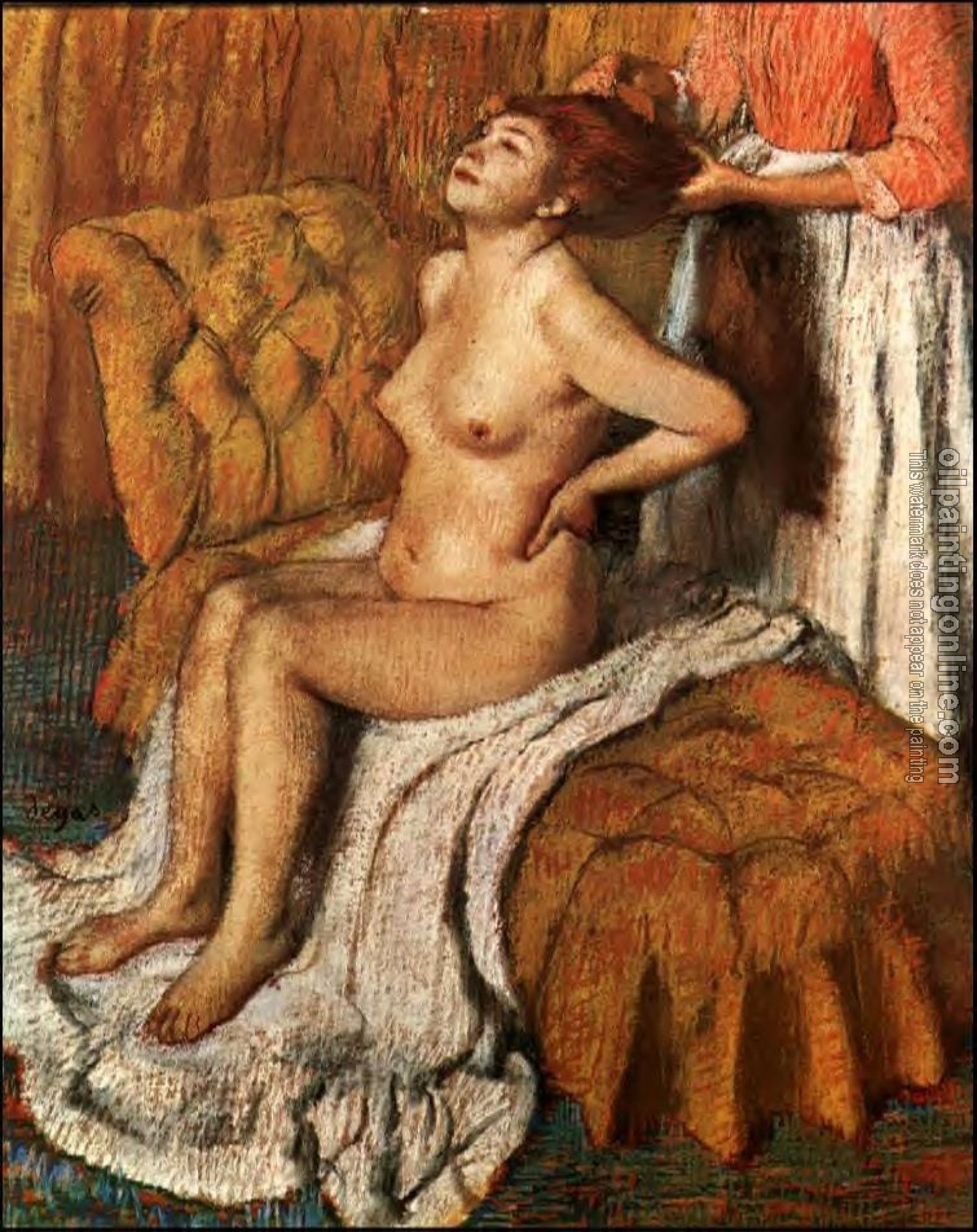 Degas, Edgar - Woman Having Her Hair Combed